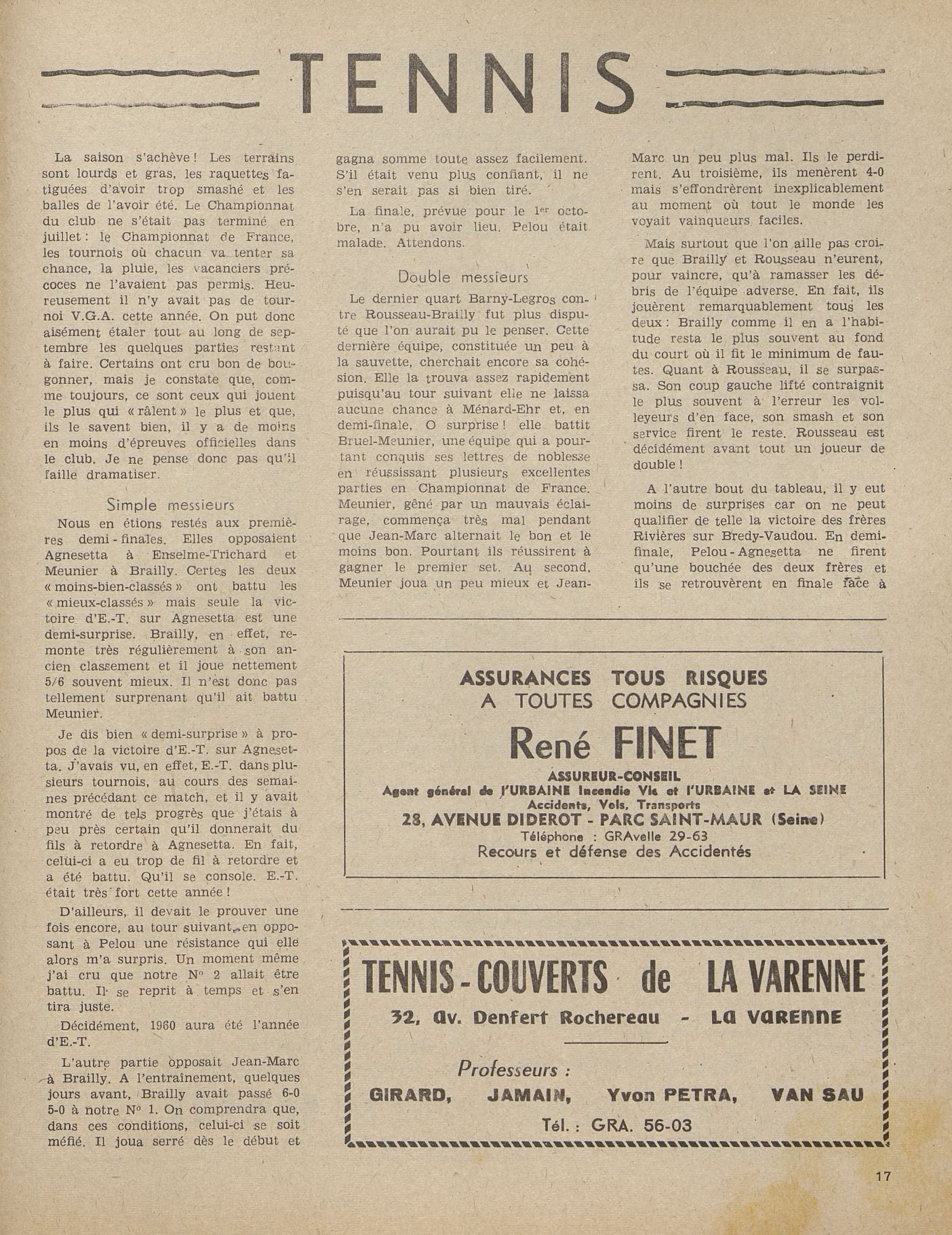 Index Of Archives Vie Au Grand Air 1960 Septembre Octobre