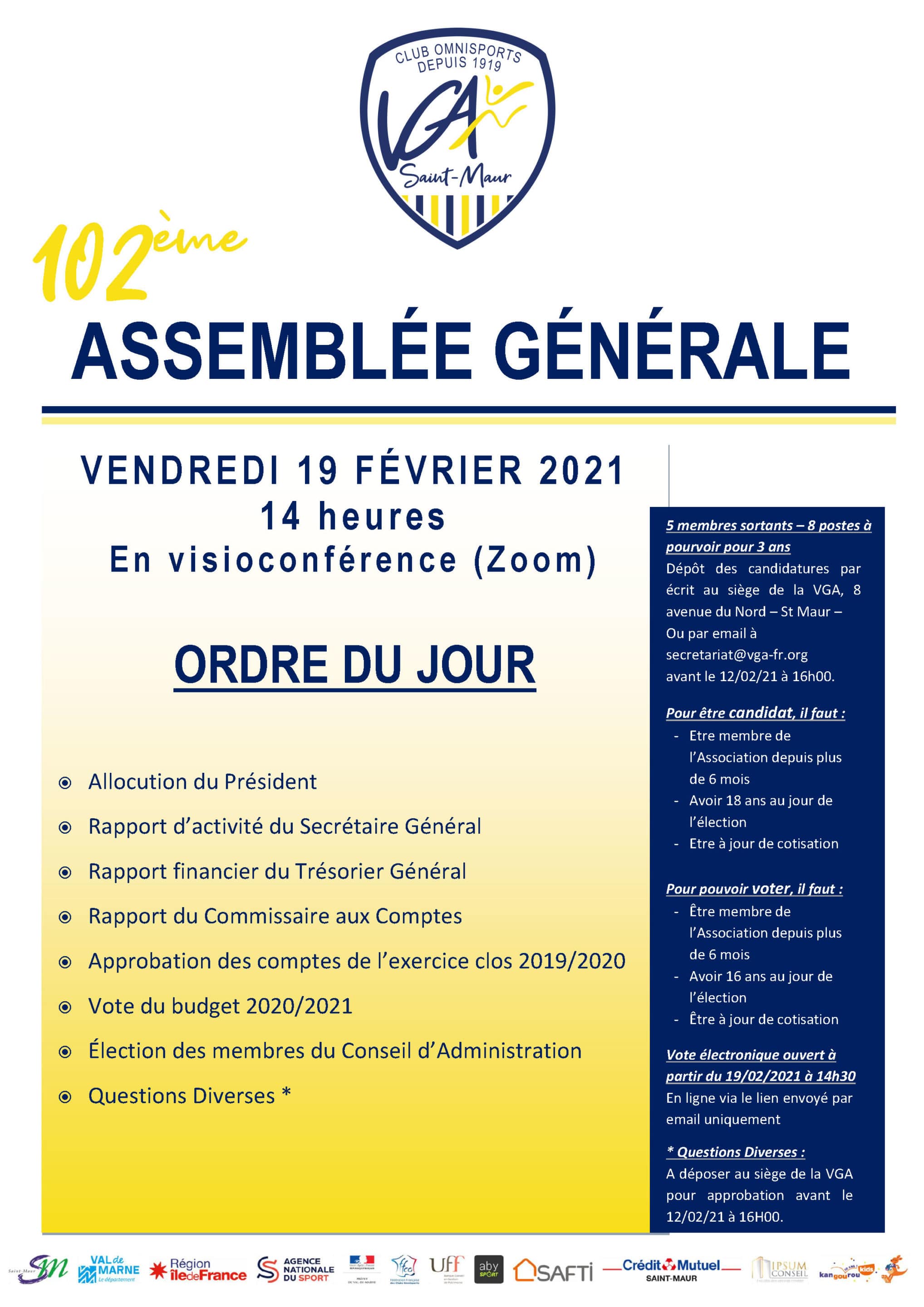 affiche AG VGA 2021