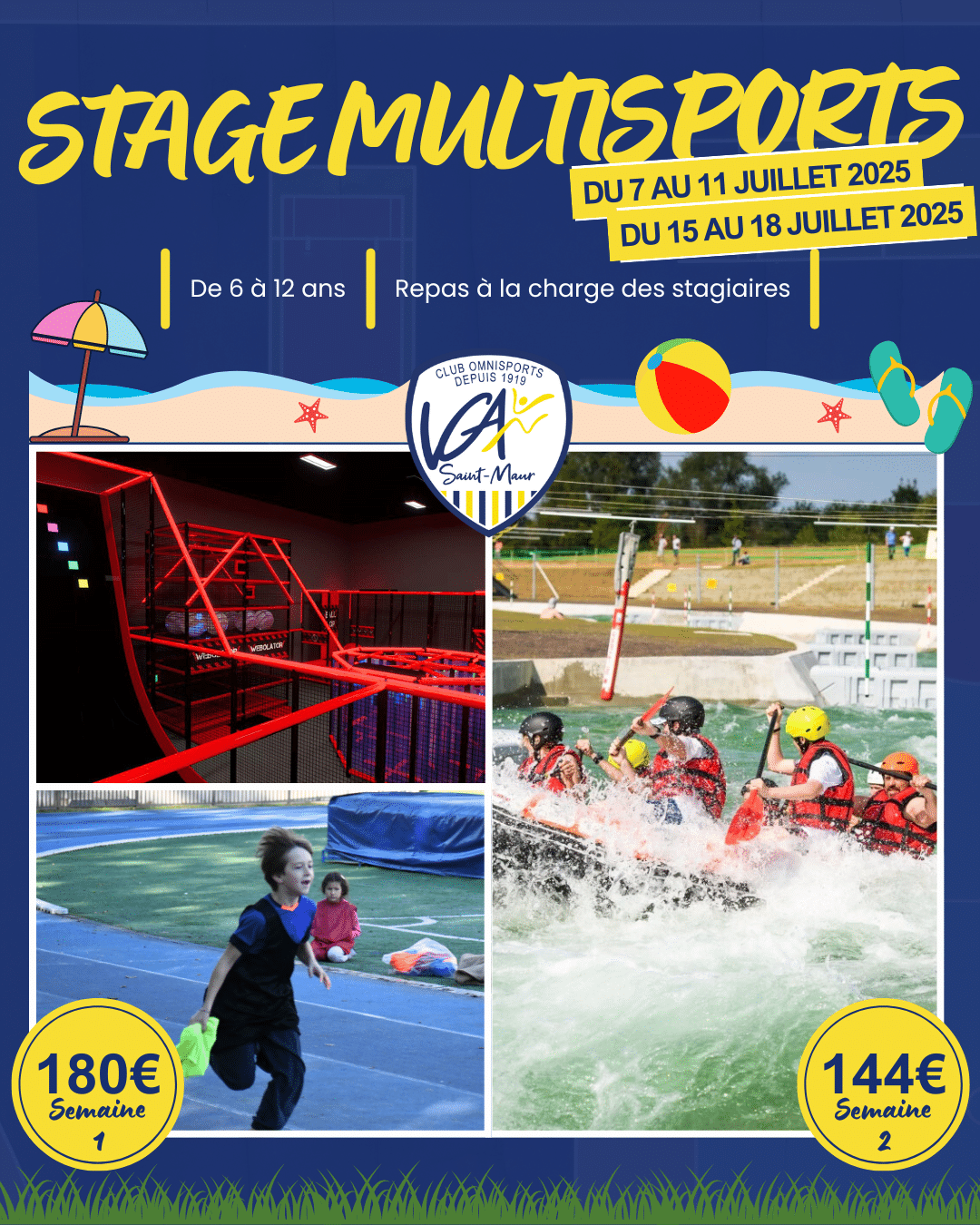 STAGES MULTISPORTS ETE 2025